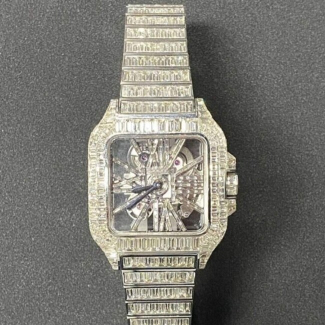 VVS Moissanite Watch with Diamond-Cut Sparkle - Image 2