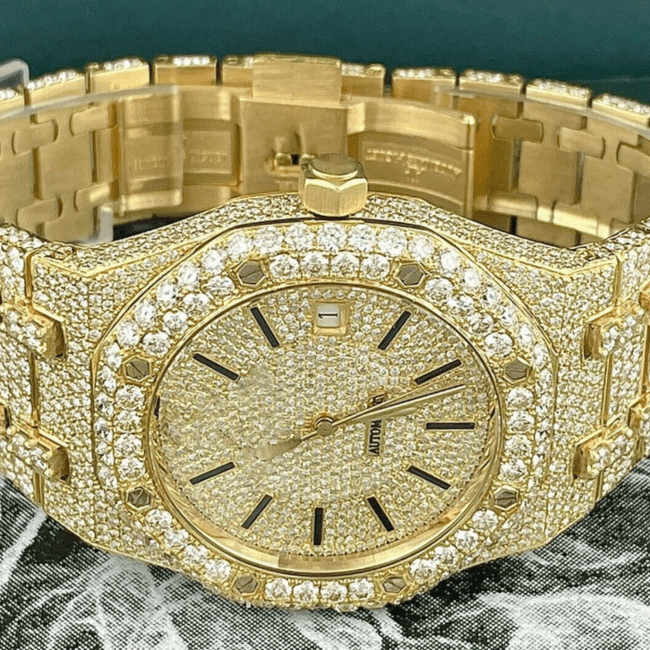 Iced Out Moissanite Diamond Watch for Fashion Forward Men - Image 7