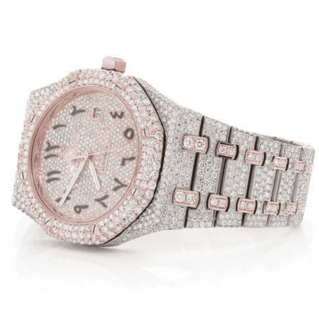 Diamond Iced Out Moissanite Watch - Image 5