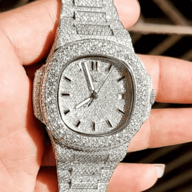 Stainless Steel Bust Down Luxury Watch for Women - Image 4