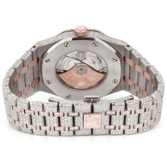 Diamond Iced Out Moissanite Watch - Image 3
