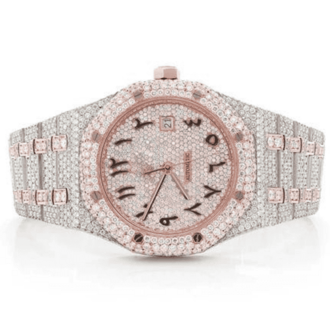 Diamond Iced Out Moissanite Watch - Image 2