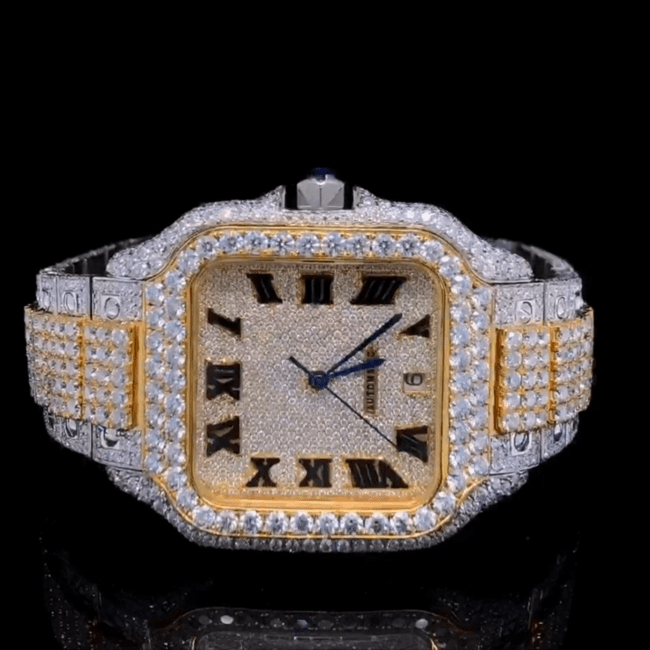 Premium Iced-Out Moissanite Chronograph Watch - Image 5