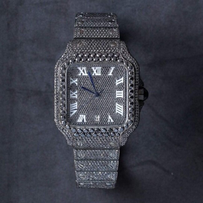 Classic Moissanite Watch with High-Sparkle Appeal - Image 5