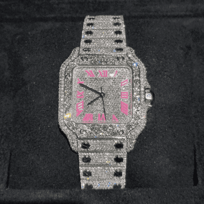 Women’s Moissanite Shine Watch with Elegant & Dazzling