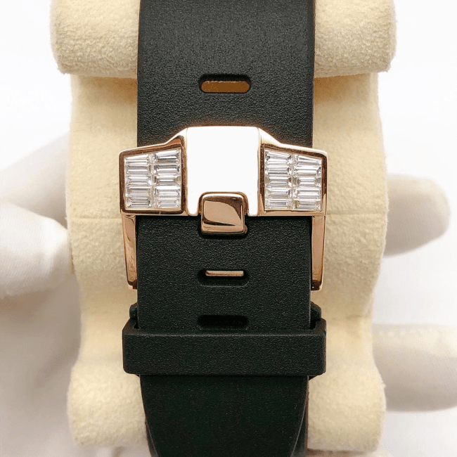 Premium Moissanite Iced Out Watch with Soft Silicone Strap - Image 4