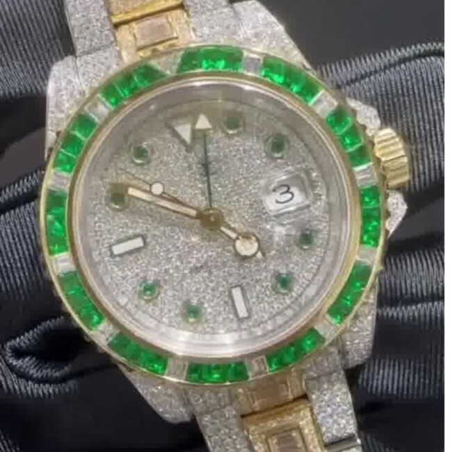 Classic Diamond & VVS Moissanite Watch - Image 7