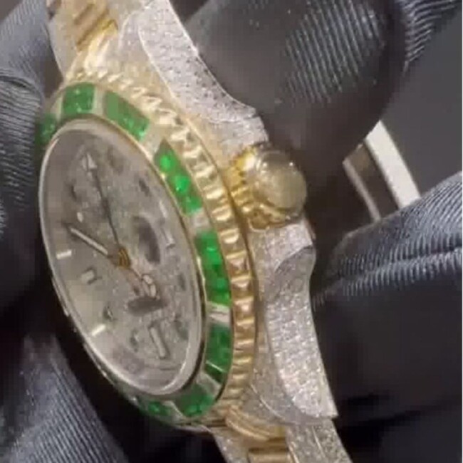 Classic Diamond & VVS Moissanite Watch - Image 6