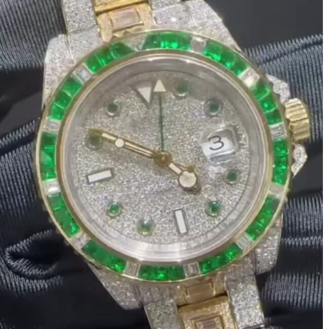 Classic Diamond & VVS Moissanite Watch - Image 4