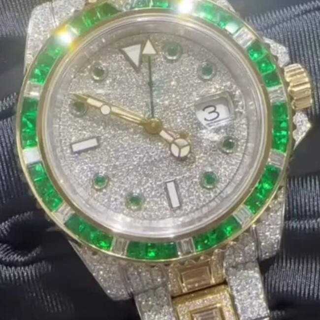 Classic Diamond & VVS Moissanite Watch - Image 2