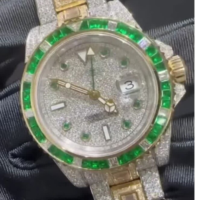 Classic Diamond & VVS Moissanite Watch
