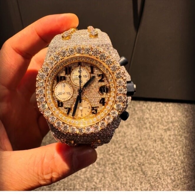 Diamond Moissanite Watch - Full Iced Out Watch