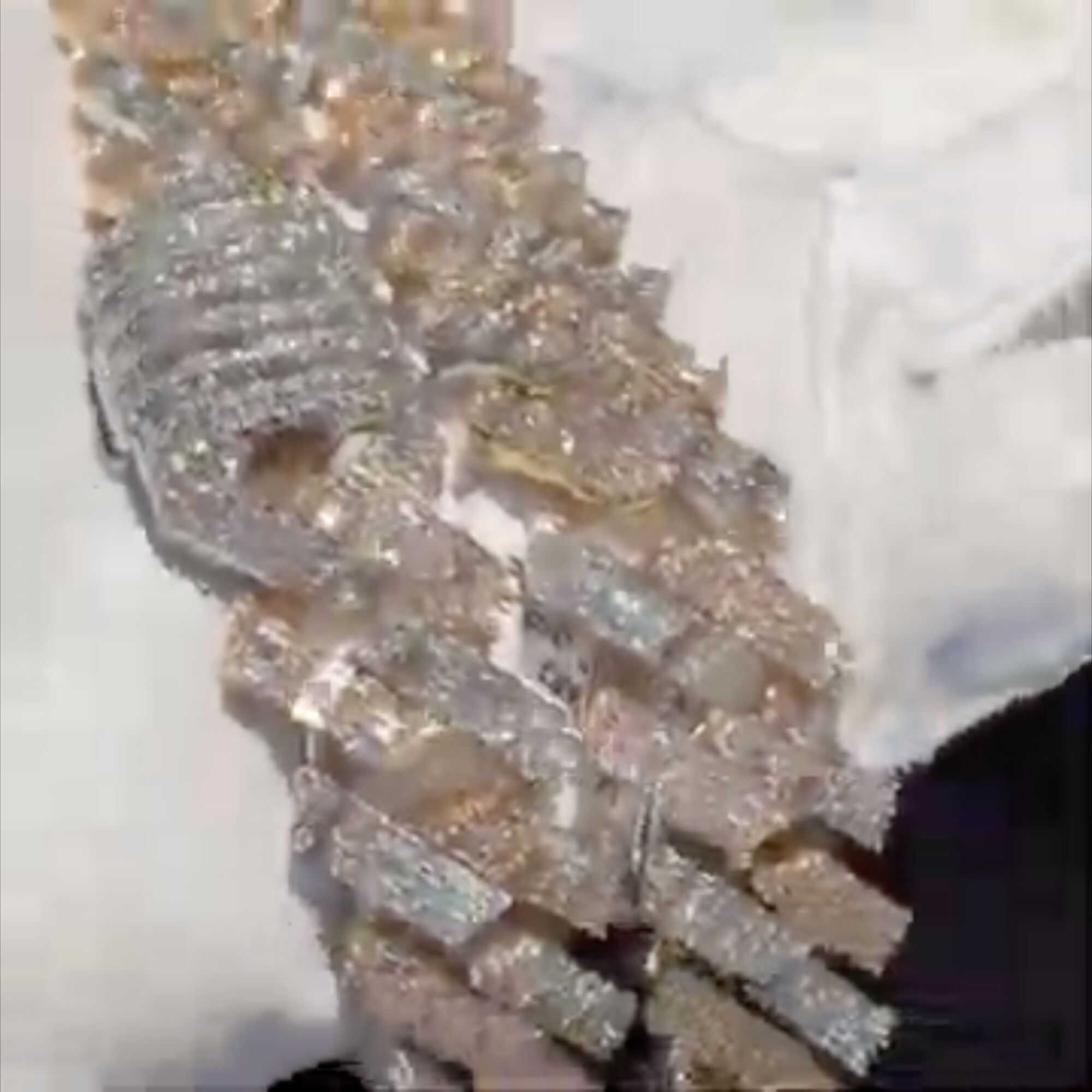 Diamond Cut Silver Men’s Moissanite Chains Iced Out Cuban Link Chain 2 Diamond Cut Silver Men’s Moissanite Chains Iced Out Cuban Link Chain - Image 2