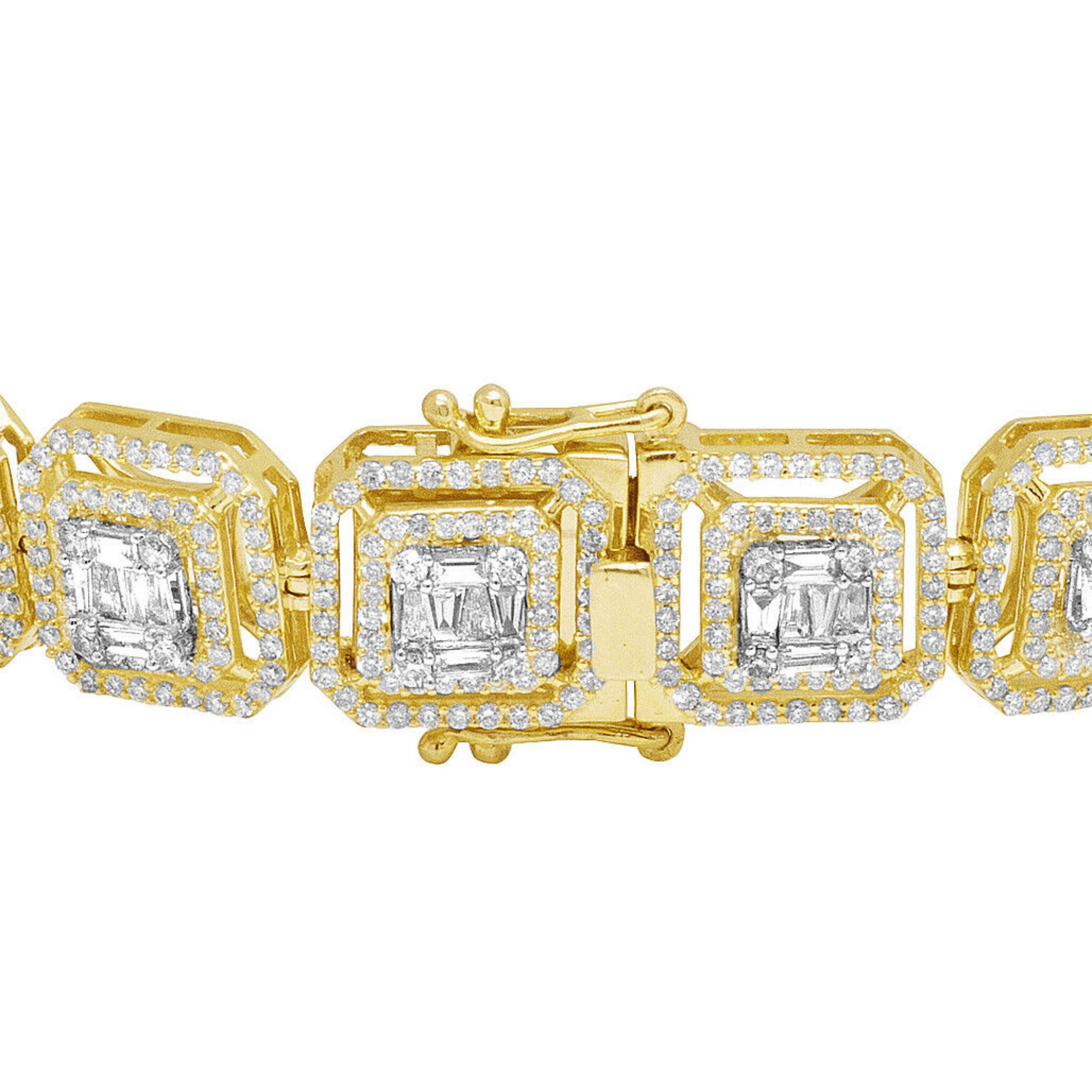 20mm Iced Out Diamond Bracelets, Iced Out Link Bracelet, Exquisite Iced Out Bracelet 3 20mm Iced Out Diamond Bracelets, Iced Out Link Bracelet, Exquisite Iced Out Bracelet - Image 3