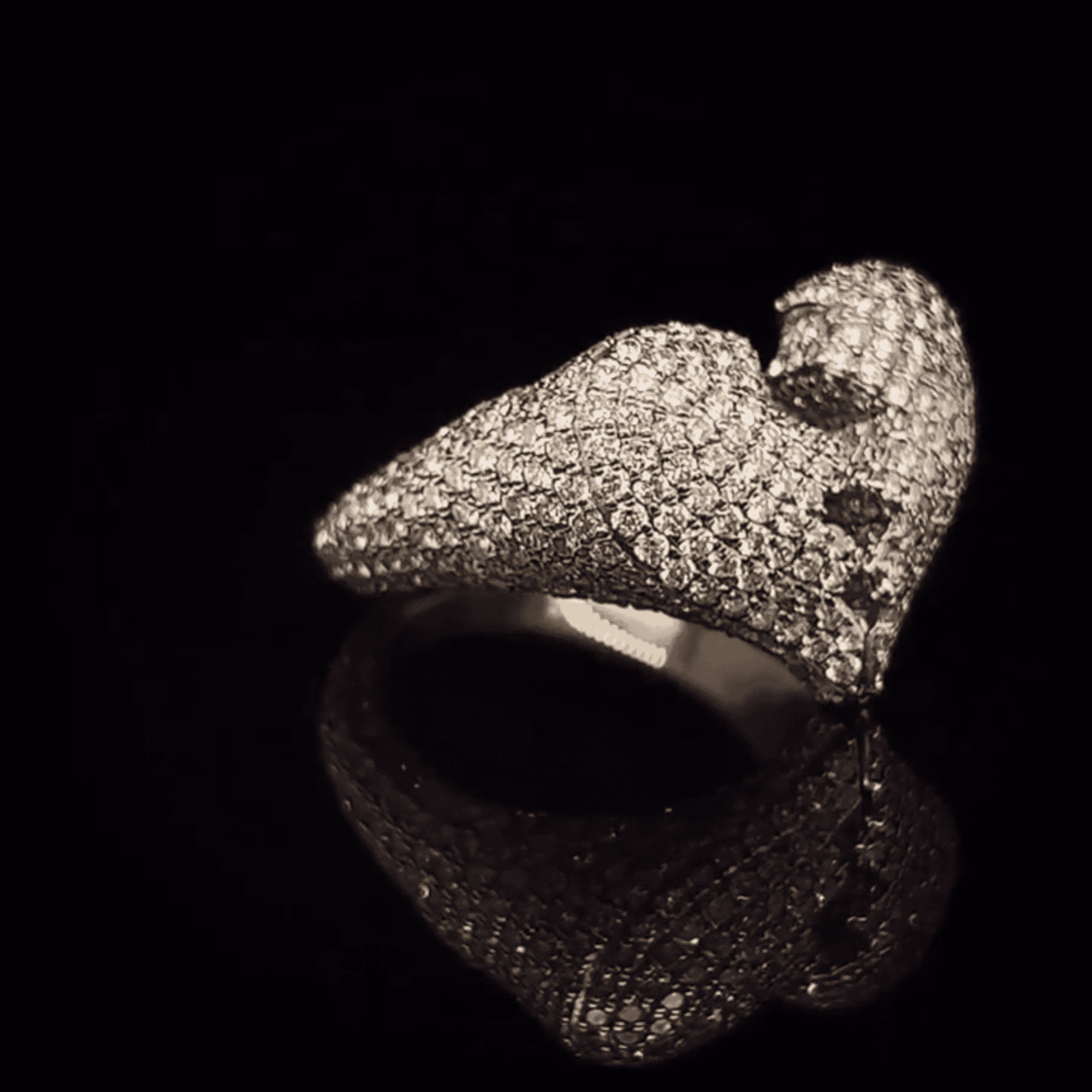 925 Silver Iced Out Rings, Hip Hop Rings for Mens, Adorned with VVS Moissanite Diamond 4 925 Silver Iced Out Rings, Hip Hop Rings for Mens, Adorned with VVS Moissanite Diamond - Image 4