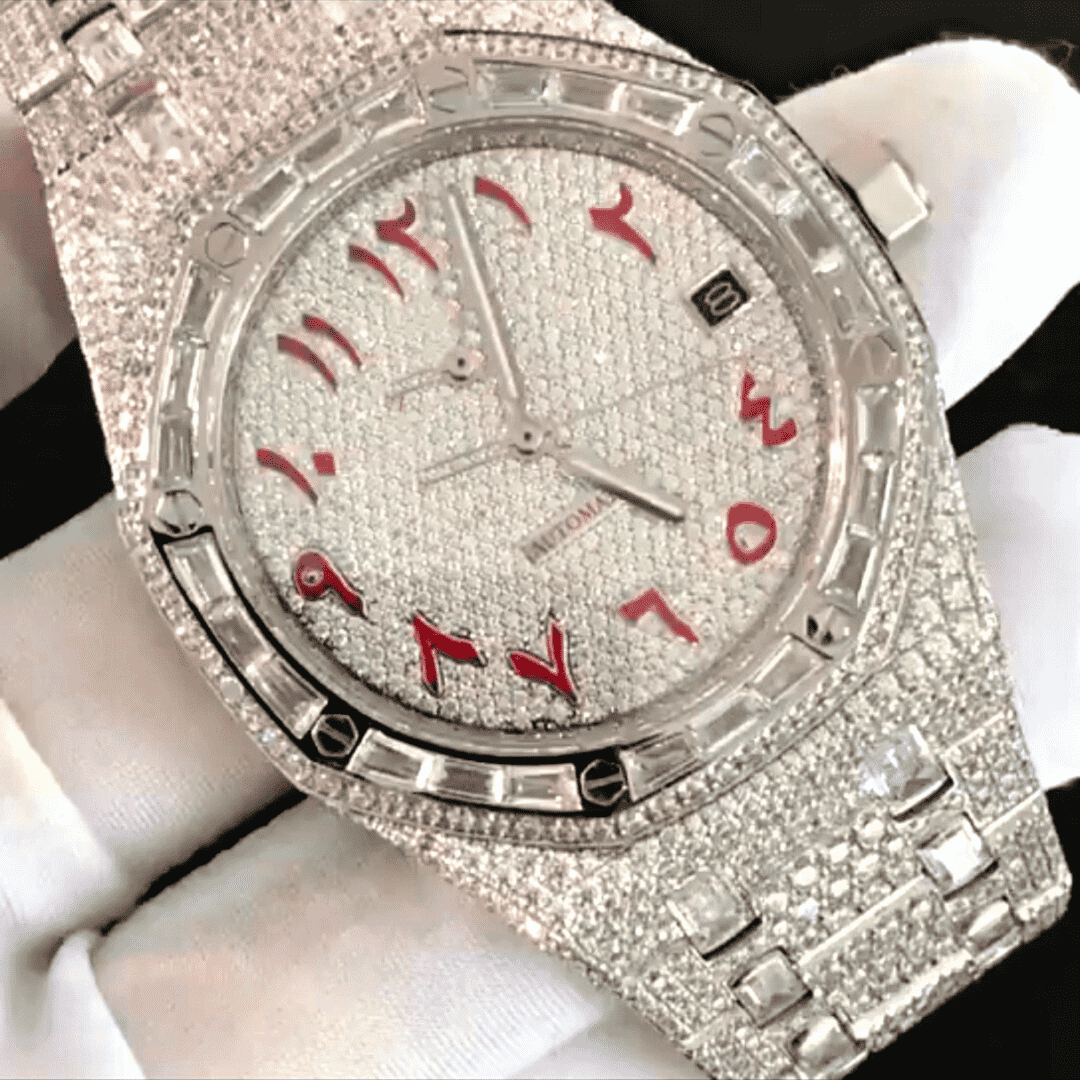 Luxury Iced Out Moissanite Watches with VVS Diamonds 2 Luxury Iced Out Moissanite Watches with VVS Diamonds - Image 2