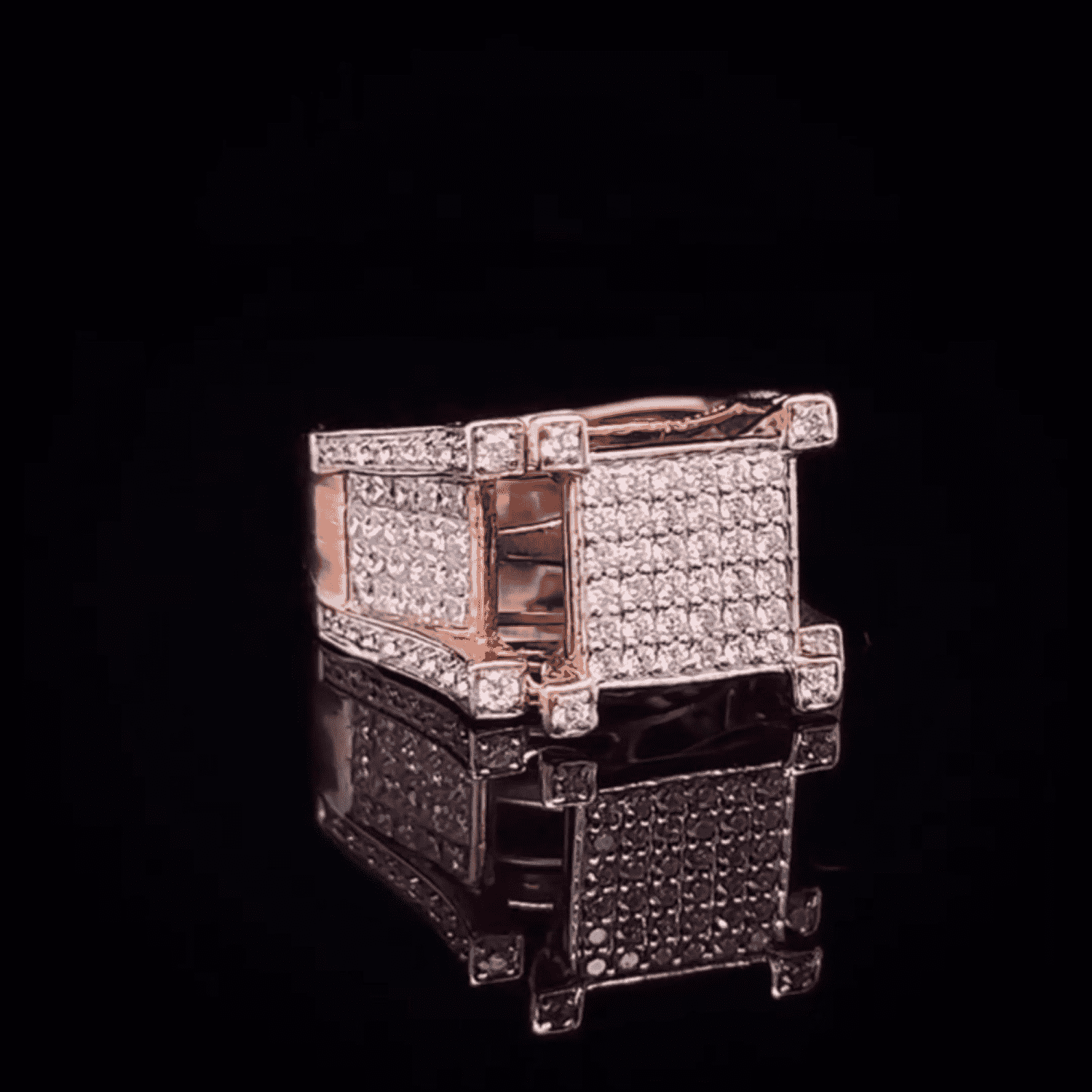 925 Silver Iced Out Ring, Hip Hop Rings for Mens, Crafted with VVS Moissanite Diamond 4 925 Silver Iced Out Ring, Hip Hop Rings for Mens, Crafted with VVS Moissanite Diamond - Image 4