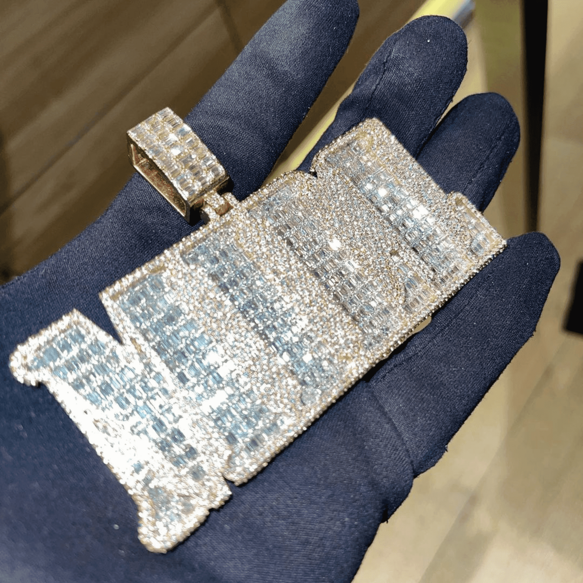 Frozen Legacy Pendant VVS Moissanite Hip Hop Silver Jewelry 2 Frozen Legacy Pendant VVS Moissanite Hip Hop Silver Jewelry - Image 2