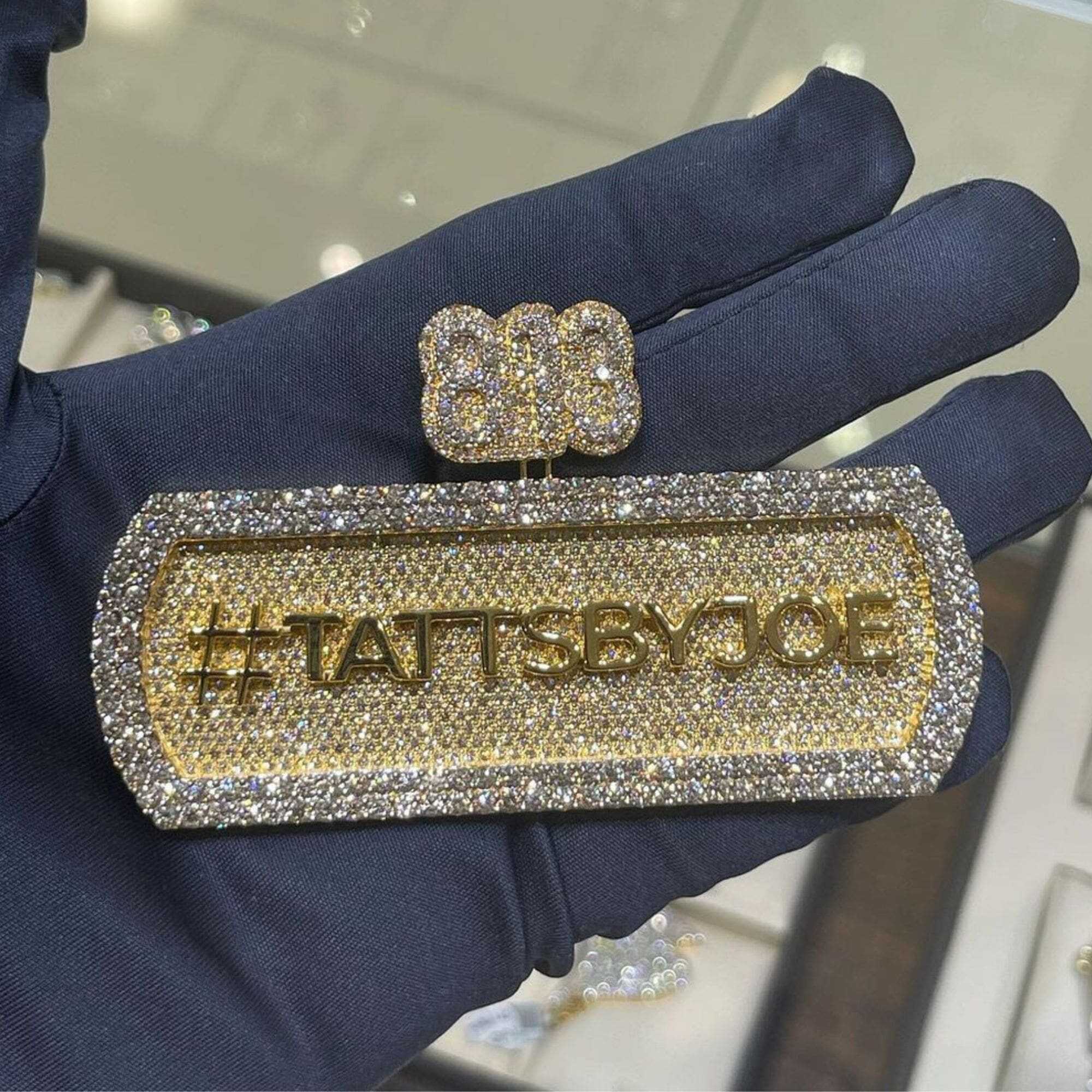High Quality Iced Out Hip Hop Pendant 925 Silver Moissanite 2 High Quality Iced Out Hip Hop Pendant 925 Silver Moissanite - Image 2
