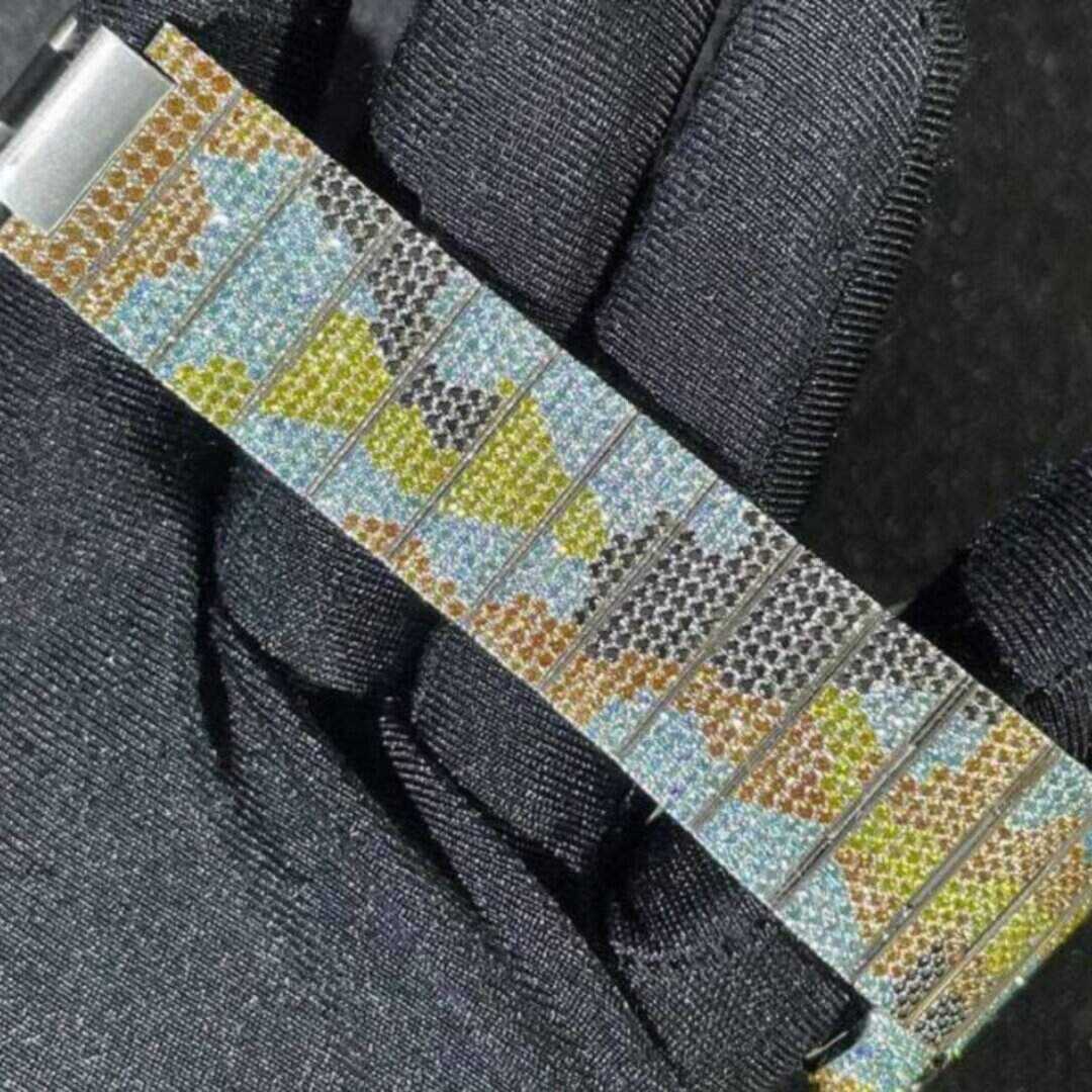 Full Stone Moissanite Watch for Modern Fashion 8 Full Stone Moissanite Watch for Modern Fashion - Image 8