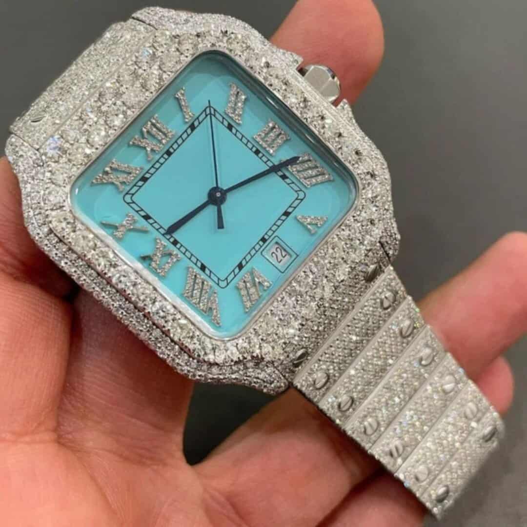 Bust Down Moissanite Watch For Everyday Shine 1 Bust Down Moissanite Watch For Everyday Shine