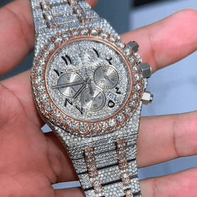 Classic Moissanite Diamond Iced Out Automatic Watches