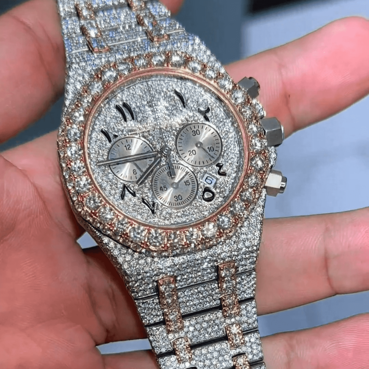 Classic Moissanite Diamond Iced Out Automatic Watches 3 Classic Moissanite Diamond Iced Out Automatic Watches - Image 3
