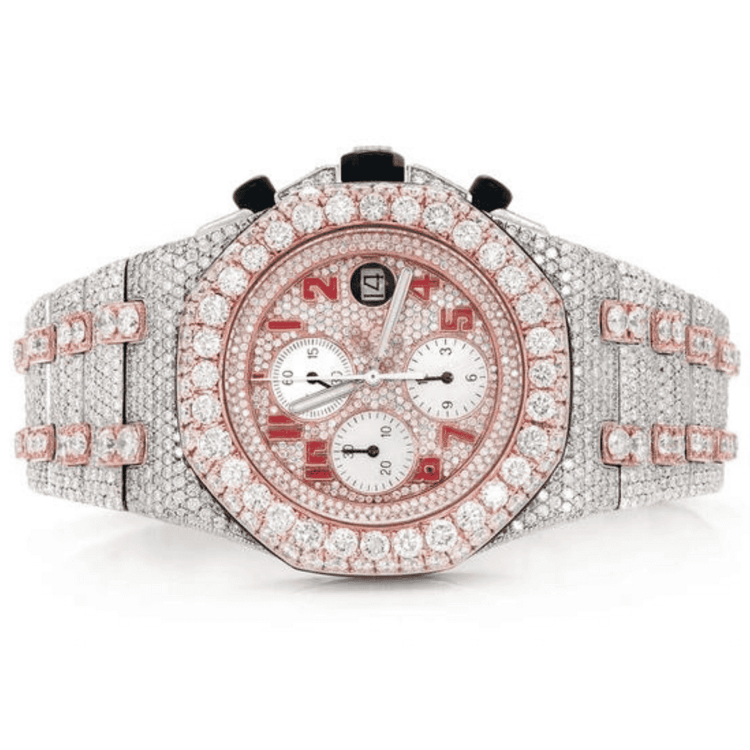 Premium Moissanite Diamond Automatic Watch 6 Premium Moissanite Diamond Automatic Watch - Image 6