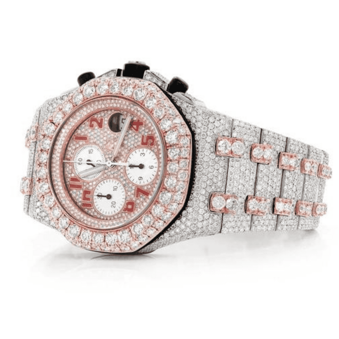 Premium Moissanite Diamond Automatic Watch 4 Premium Moissanite Diamond Automatic Watch - Image 4