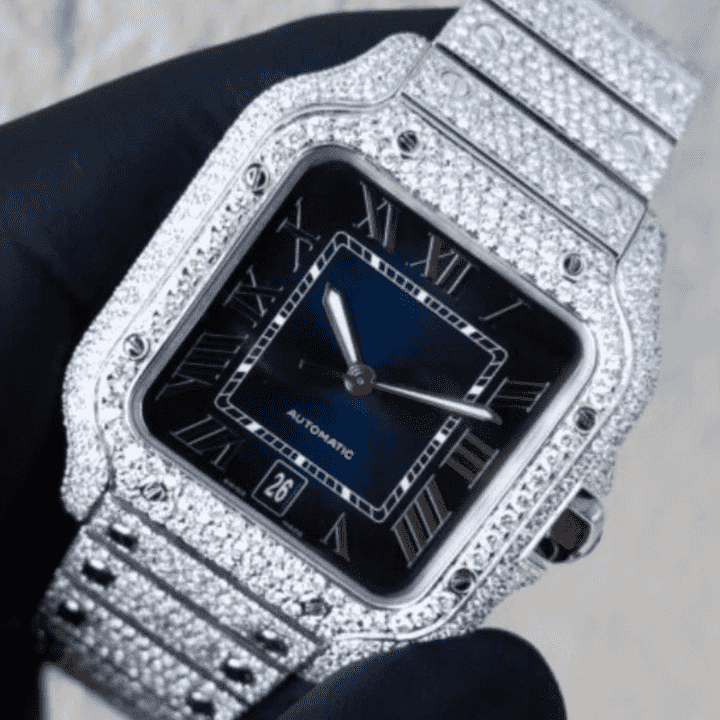High Shine Moissanite Watches Iced Out for Men & Women 3 High Shine Moissanite Watches Iced Out for Men & Women - Image 3