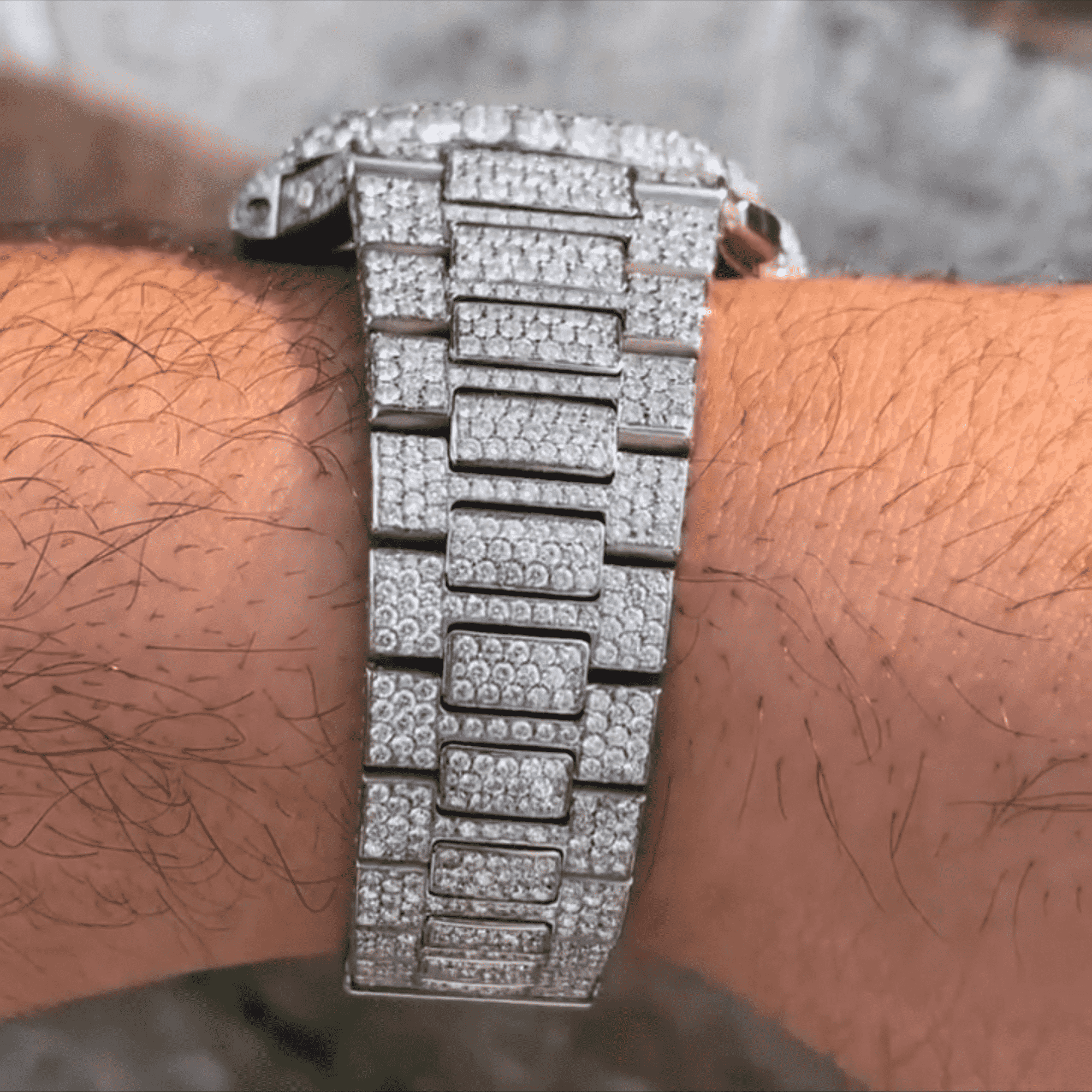 Moissanite Diamond Classic Automatic Watch 3 Moissanite Diamond Classic Automatic Watch - Image 3