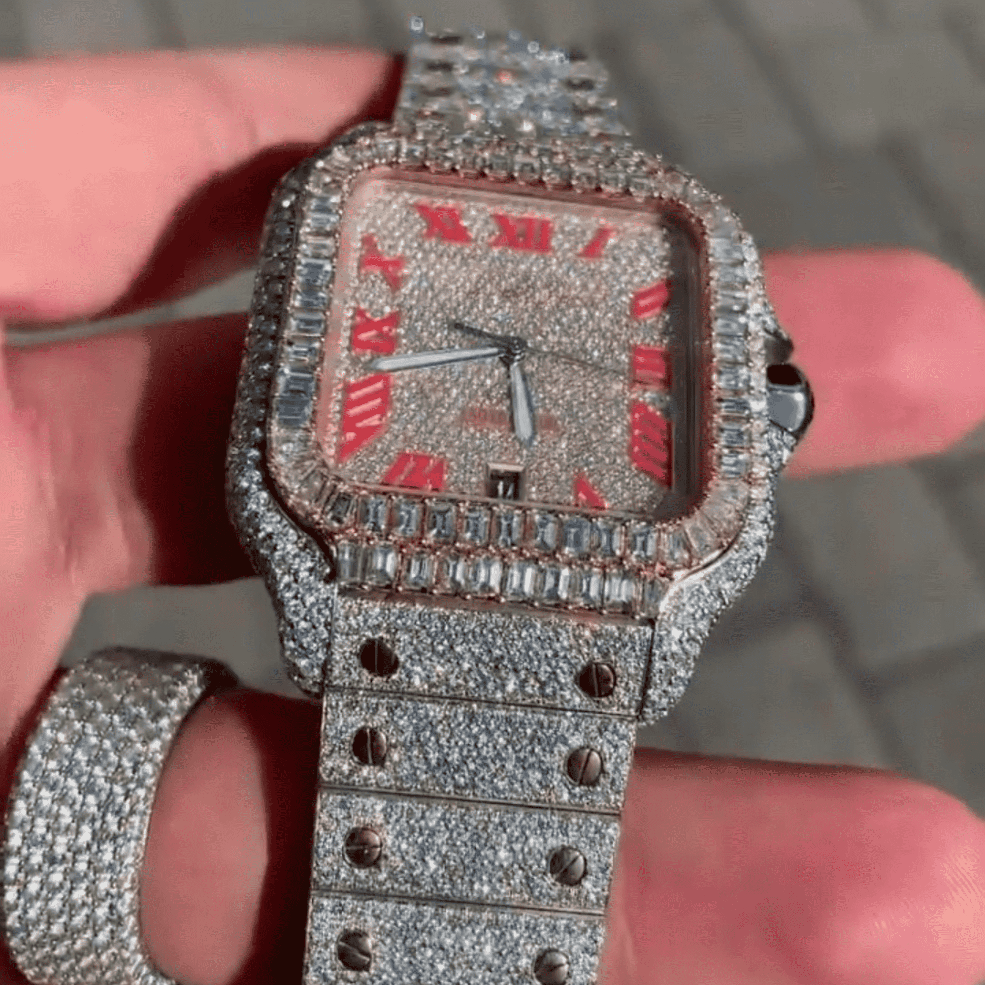 Moissanite Diamond Iced Out Bust Down Luxury Watch 2 Moissanite Diamond Iced Out Bust Down Luxury Watch - Image 2