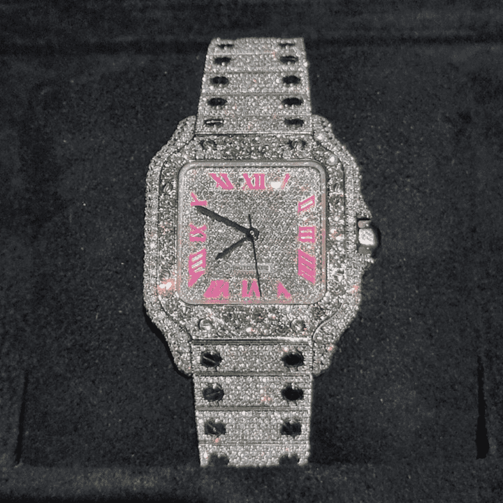 Iced Out Moissanite Watches Supreme Look for Men & Women 1 Iced Out Moissanite Watches Supreme Look for Men & Women