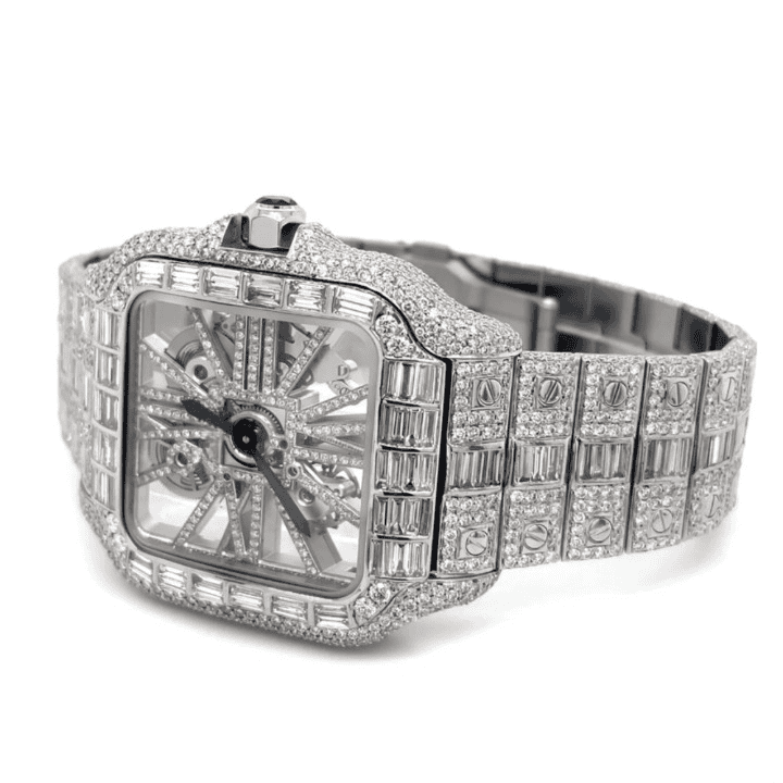 Luxury Moissanite Watches Fully Iced for Men & Women 4 Luxury Moissanite Watches Fully Iced for Men & Women - Image 4