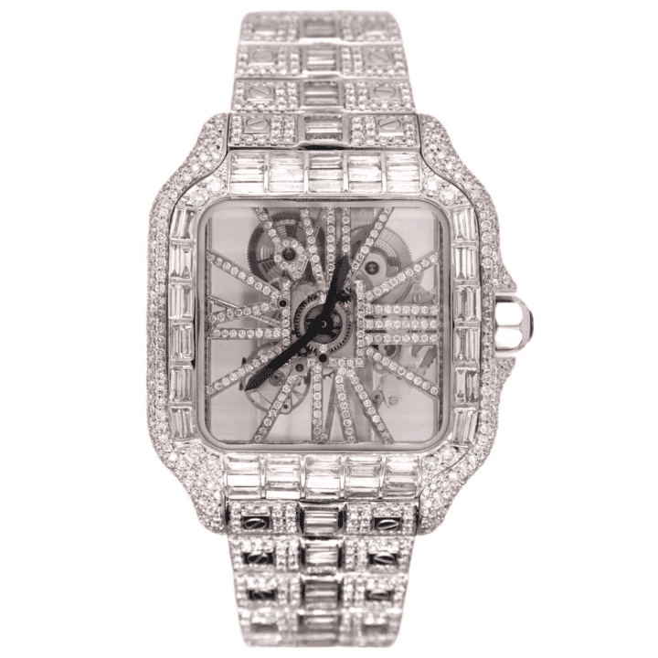 Luxury Moissanite Watches Fully Iced for Men & Women 1 Luxury Moissanite Watches Fully Iced for Men & Women