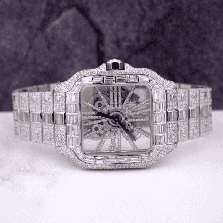 Luxury Moissanite Watches Fully Iced for Men & Women 2 Luxury Moissanite Watches Fully Iced for Men & Women - Image 2