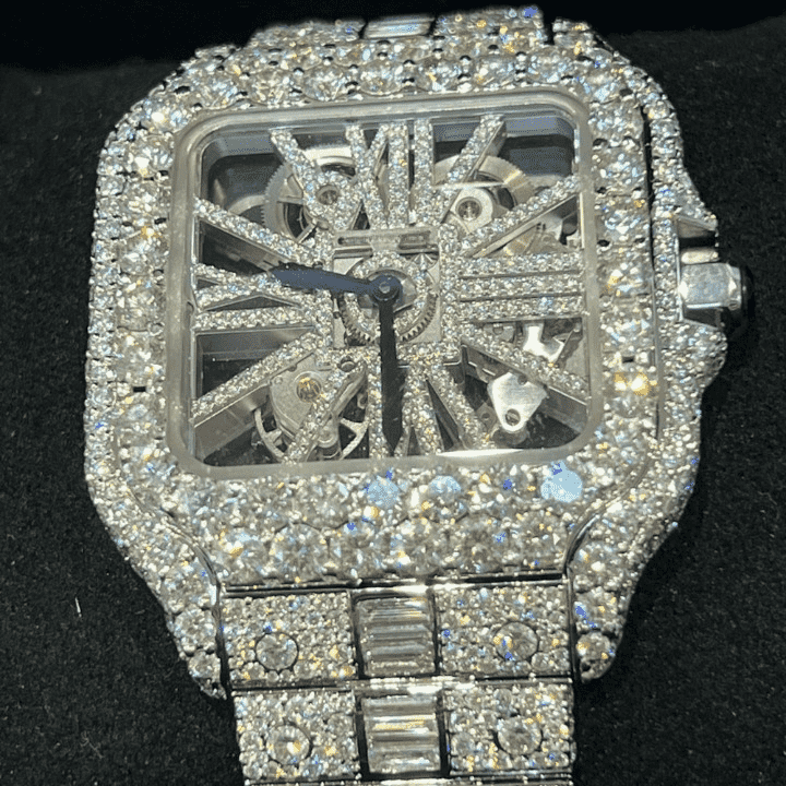Premium Moissanite Watches Iced Out with Slim Dial for Men & Women 2 Premium Moissanite Watches Iced Out with Slim Dial for Men & Women - Image 2