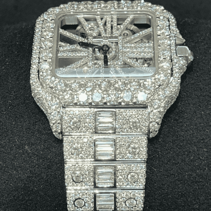 Premium Moissanite Watches Iced Out with Slim Dial for Men & Women 3 Premium Moissanite Watches Iced Out with Slim Dial for Men & Women - Image 3