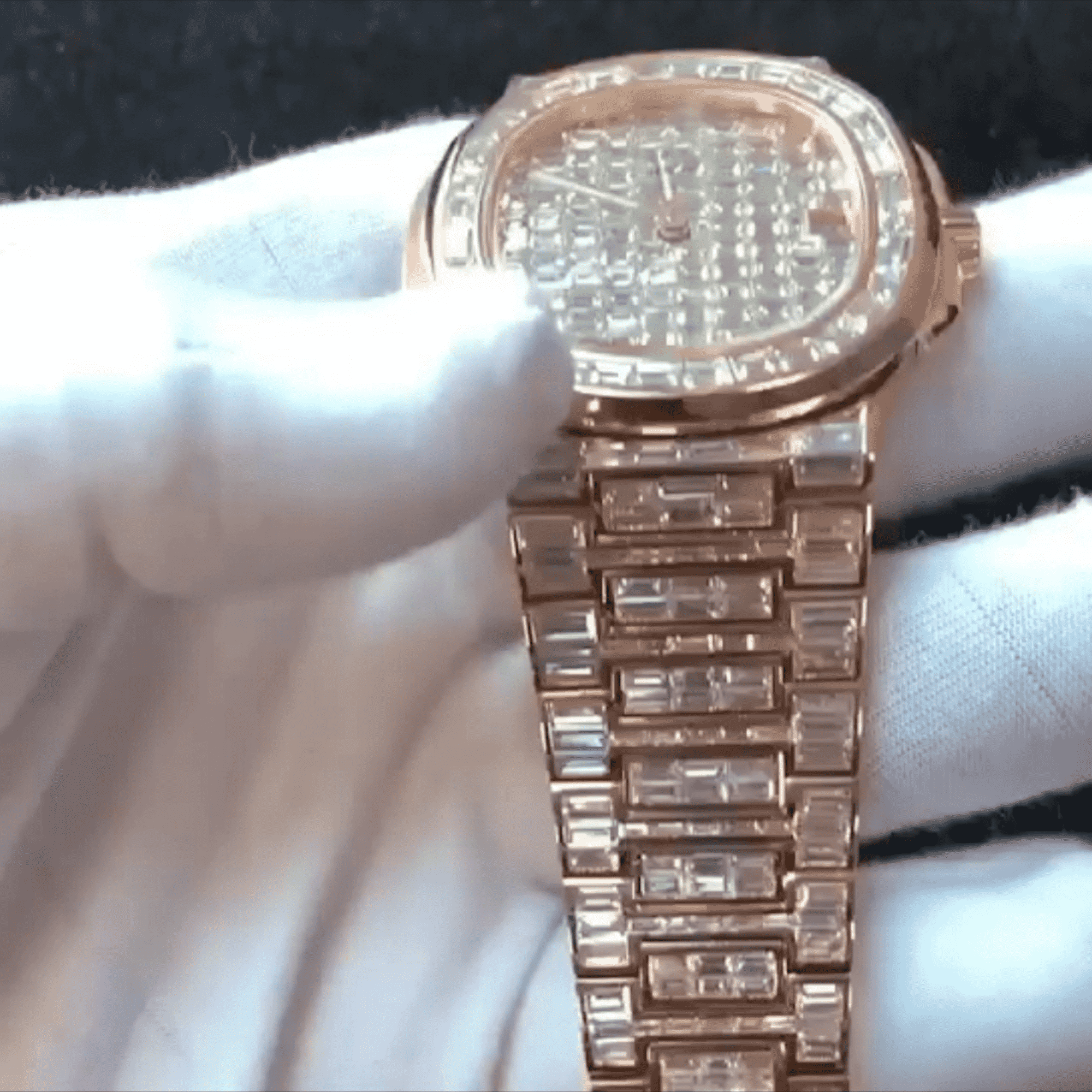 Iced Out Stainless Steel Moissanite Diamond Watch 3 Iced Out Stainless Steel Moissanite Diamond Watch - Image 3
