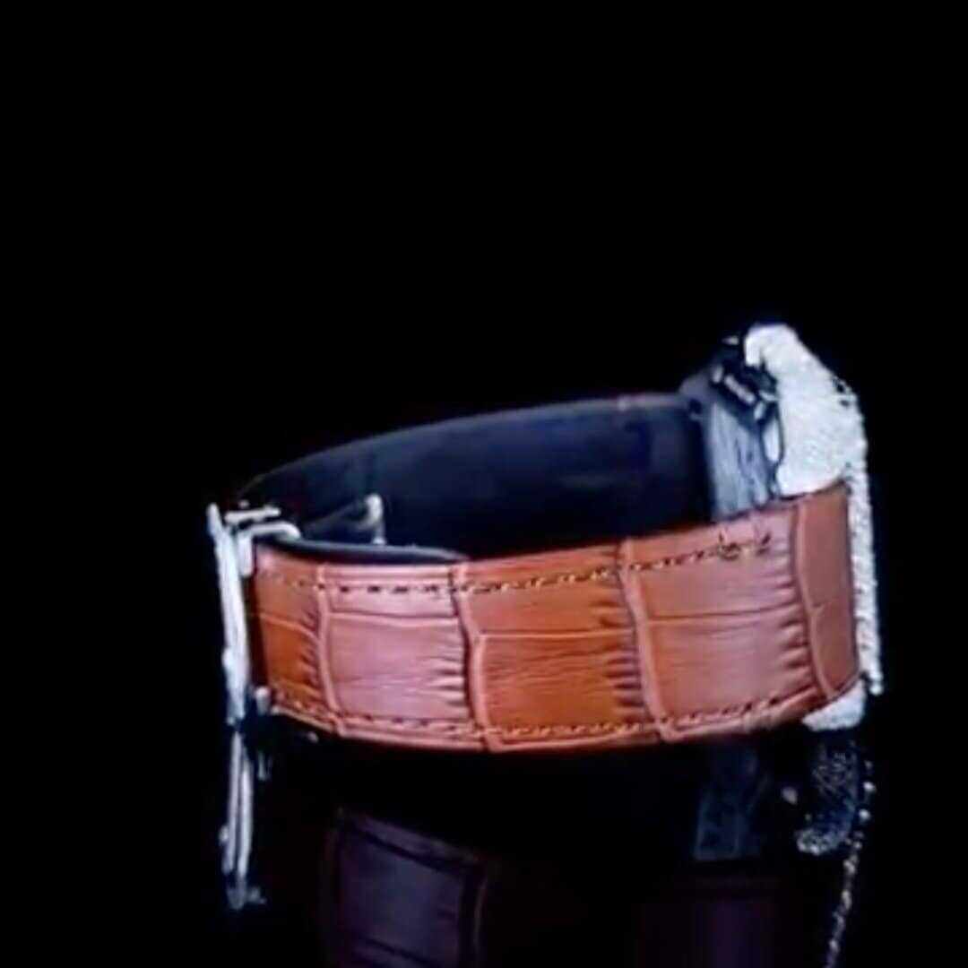 Hip Hop Bust Down Automatic Moissanite Watch 5 Hip Hop Bust Down Automatic Moissanite Watch - Image 5