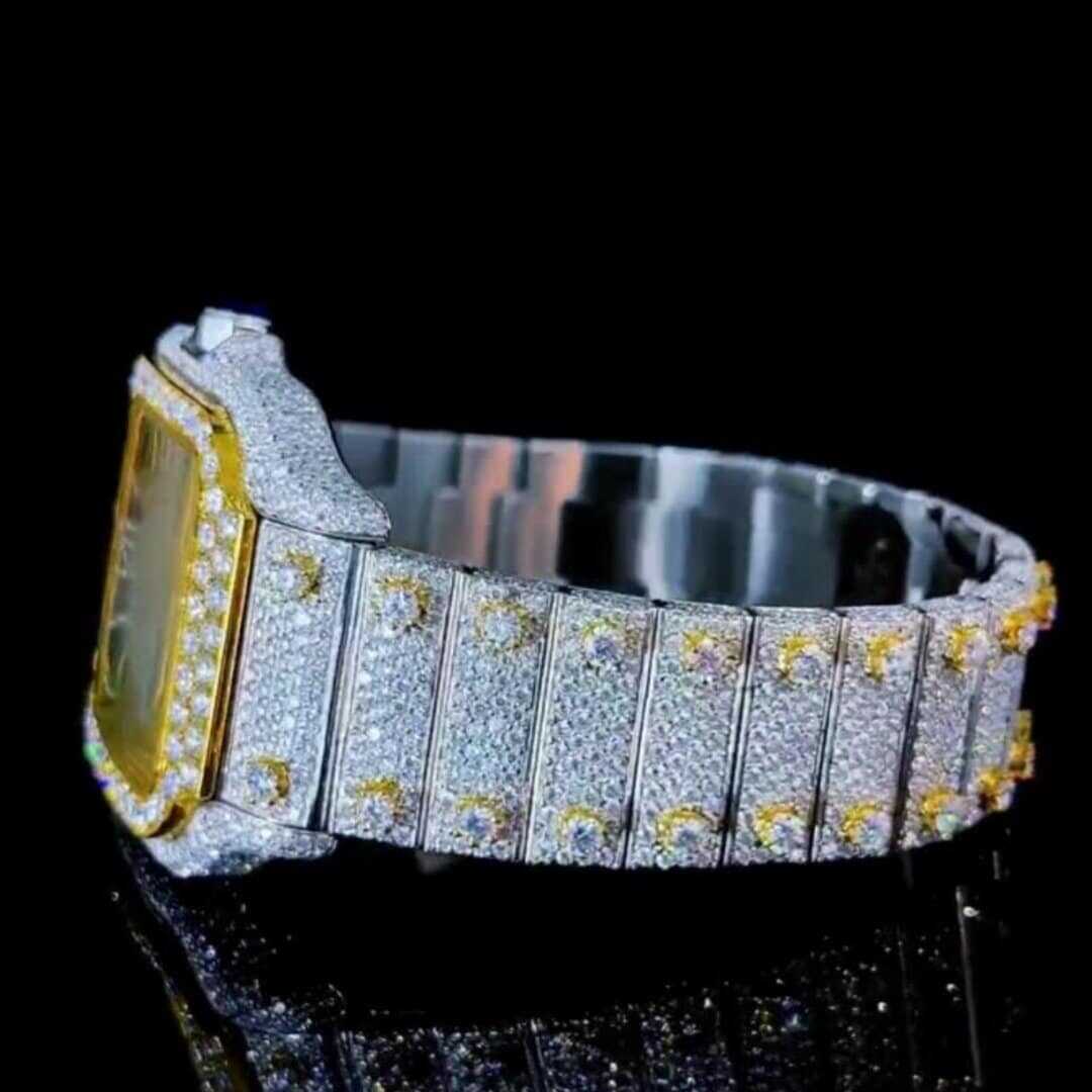 High-Quality Diamond Moissanite Watch for Men & Women 4 High-Quality Diamond Moissanite Watch for Men & Women - Image 4