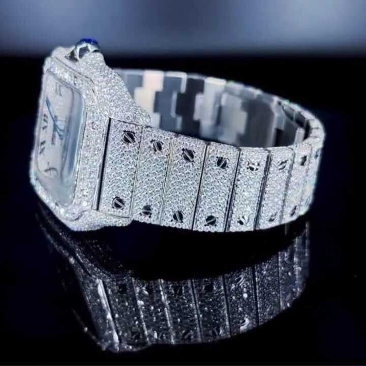 High Quality Diamond Shine VVS Moissanite Watch 3 High Quality Diamond Shine VVS Moissanite Watch - Image 3
