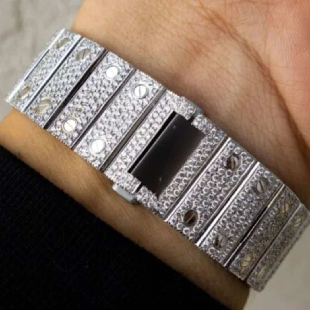Luxury Moissanite Watch with Brilliant Iced Shine 3 Luxury Moissanite Watch with Brilliant Iced Shine - Image 3