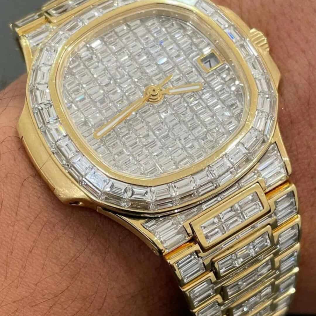Bold Moissanite Watch with Premium Stones 3 Bold Moissanite Watch with Premium Stones - Image 3