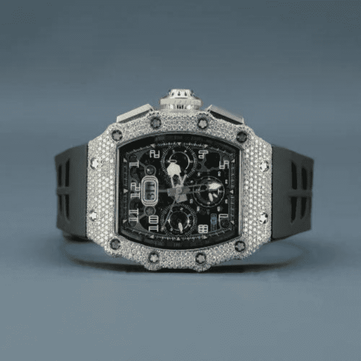 Classic Iced Moissanite Watches for Men & Women 2 Classic Iced Moissanite Watches for Men & Women - Image 2