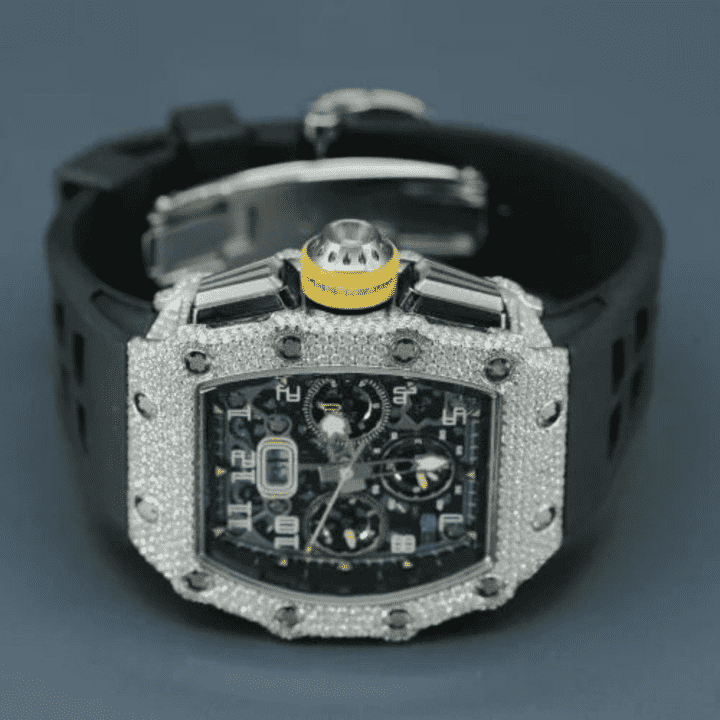 Classic Iced Moissanite Watches for Men & Women 6 Classic Iced Moissanite Watches for Men & Women - Image 6