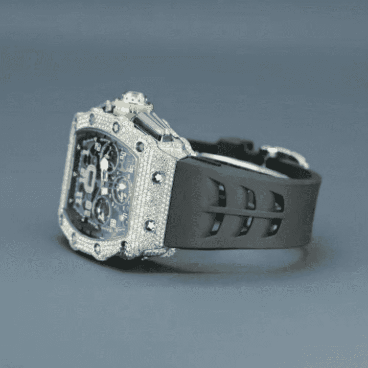 Classic Iced Moissanite Watches for Men & Women 4 Classic Iced Moissanite Watches for Men & Women - Image 4