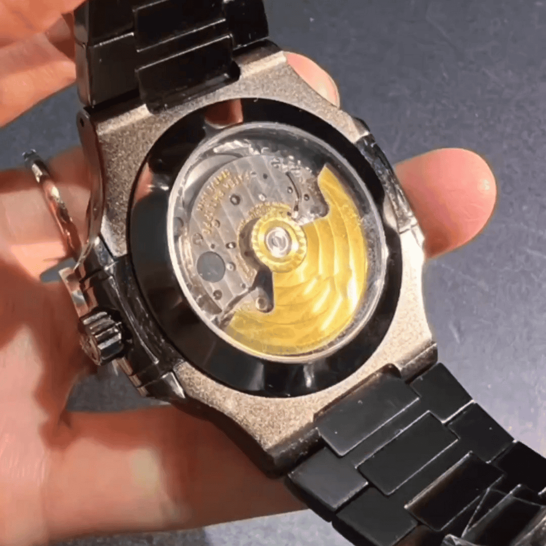 VVS Classic Moissanite Bust Down Automatic Watch 3 VVS Classic Moissanite Bust Down Automatic Watch - Image 3