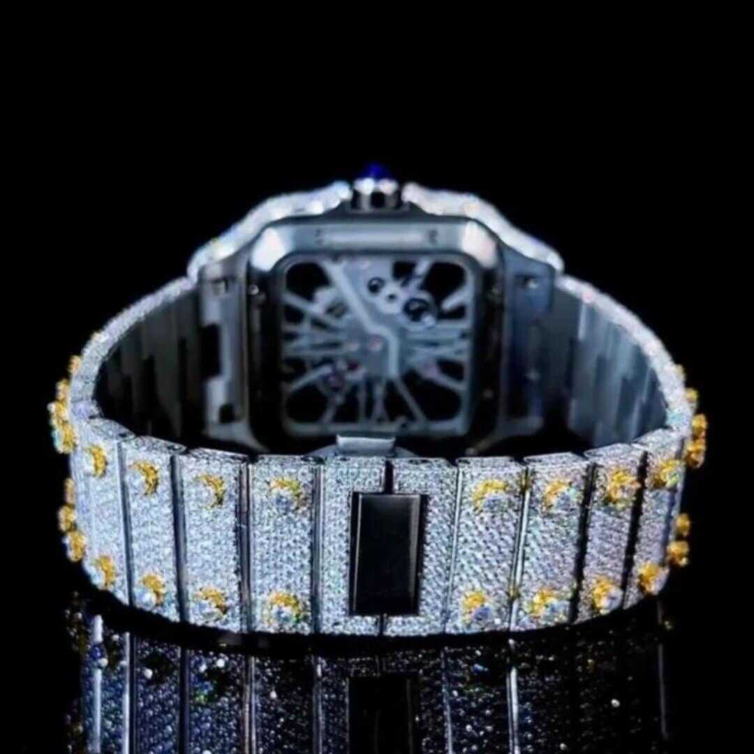 High-Quality Diamond Moissanite Watch for Men & Women 3 High-Quality Diamond Moissanite Watch for Men & Women - Image 3