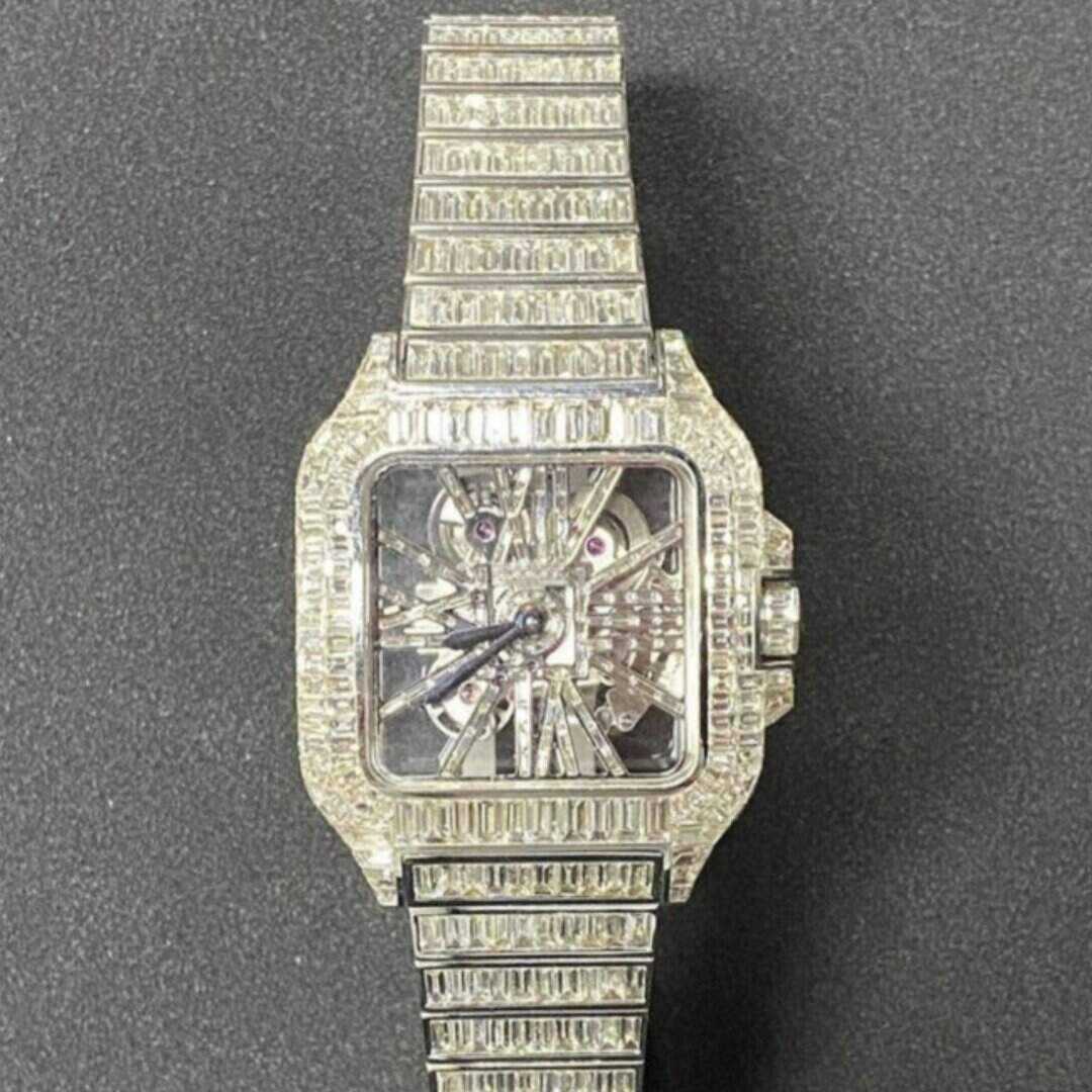 VVS Moissanite Watch with Diamond-Cut Sparkle 2 VVS Moissanite Watch with Diamond-Cut Sparkle - Image 2
